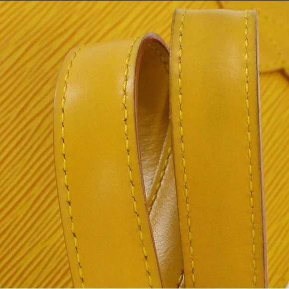 Louis Vuitton Shoulder Bag Epi Shopping Jaune - Picture 6 of 11